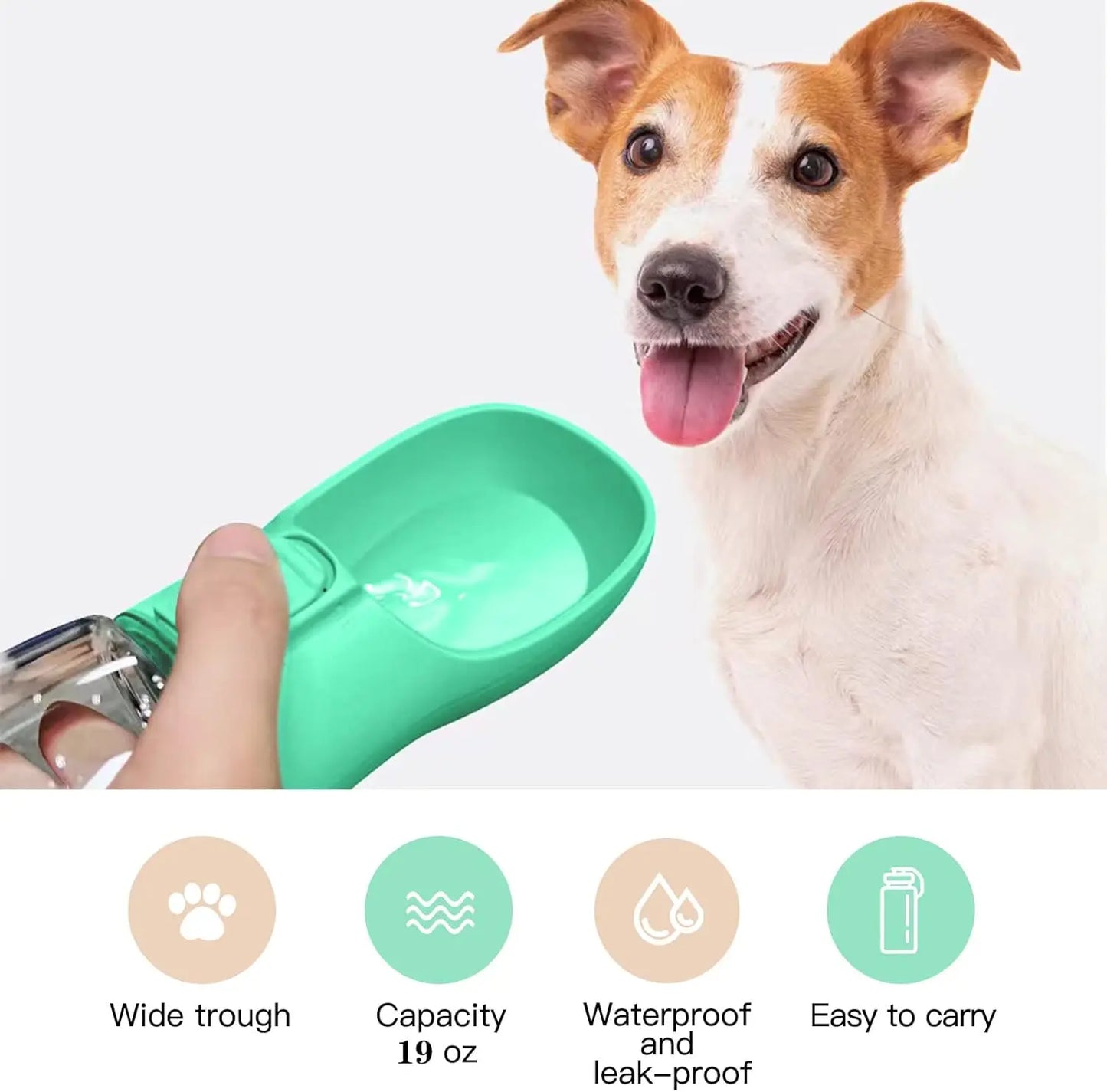 Dog Water Bottle Portable Leak Proof Puppy Water Dispenser