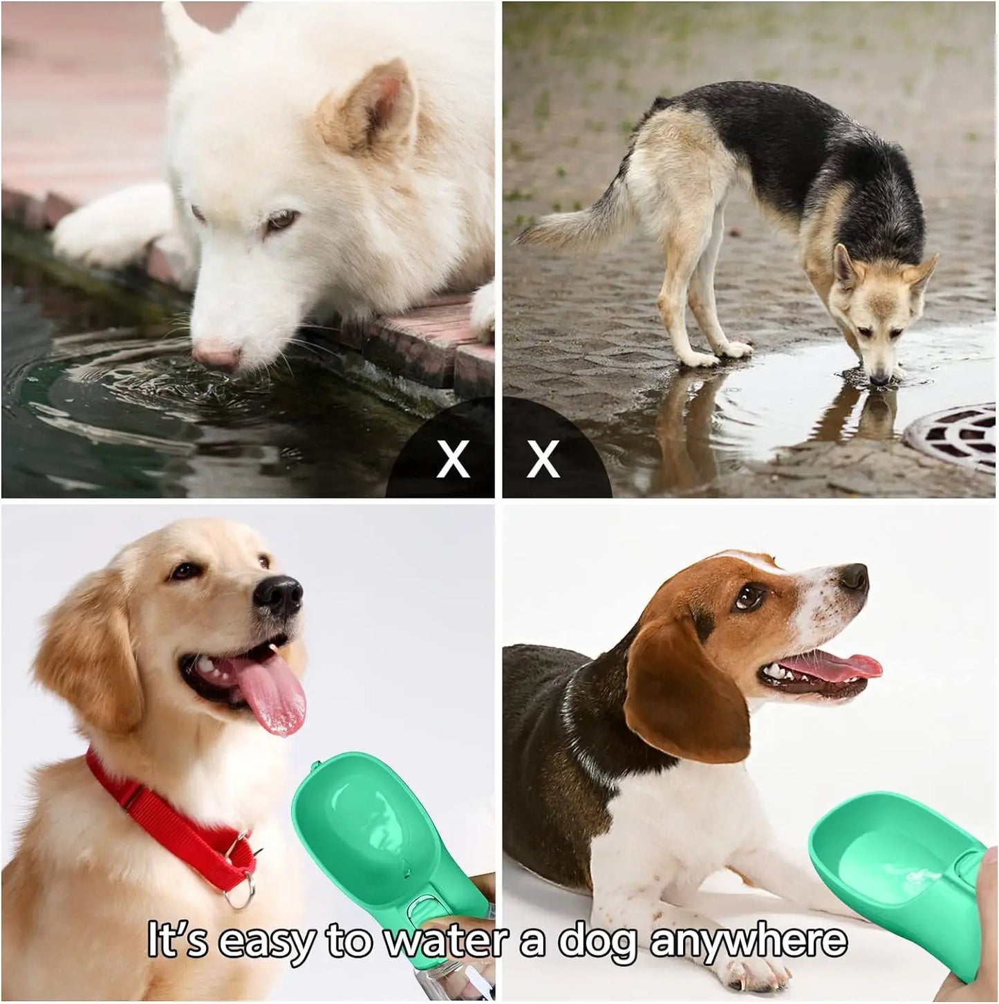 Dog Water Bottle Portable Leak Proof Puppy Water Dispenser