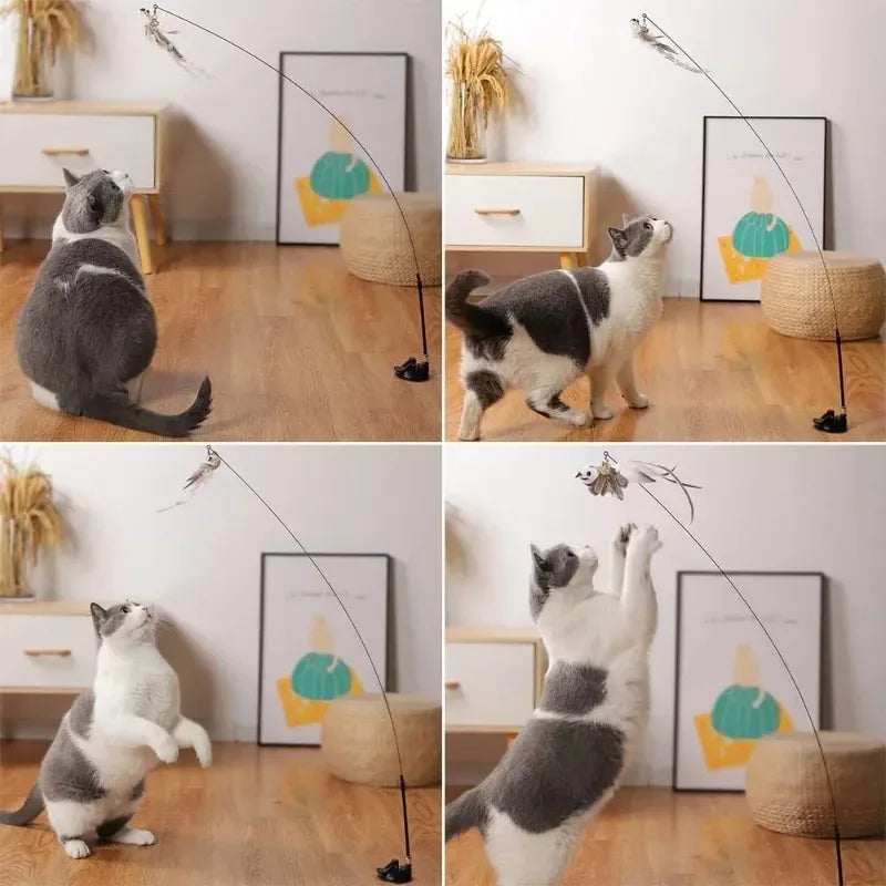 Interactive Bird Simulation Cat Toy Set