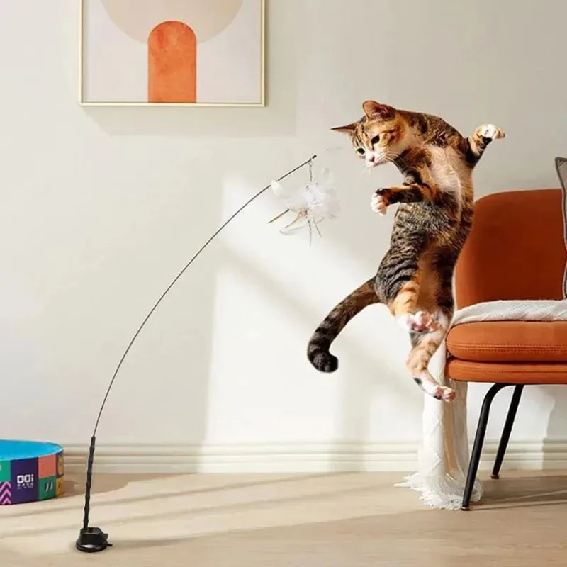 Interactive Bird Simulation Cat Toy Set