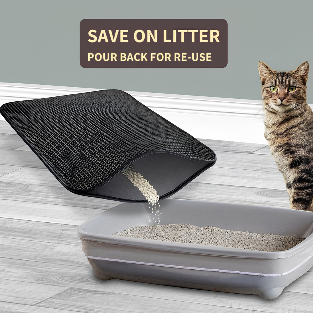 Waterproof Cat Litter Mat